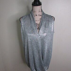 Dantelle Blouse L Silver Sleeveless